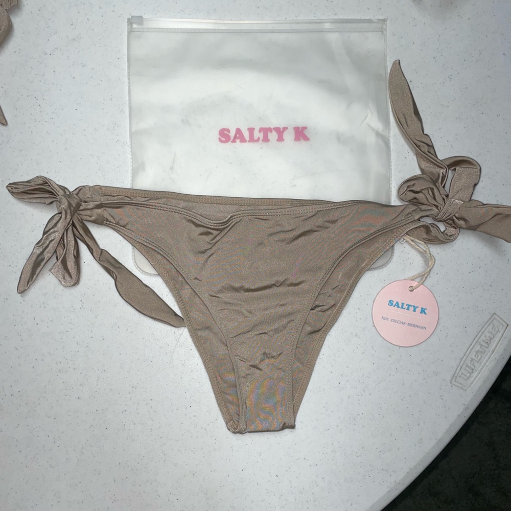 Salty K Swim White Sand‎ Bikini Bottom